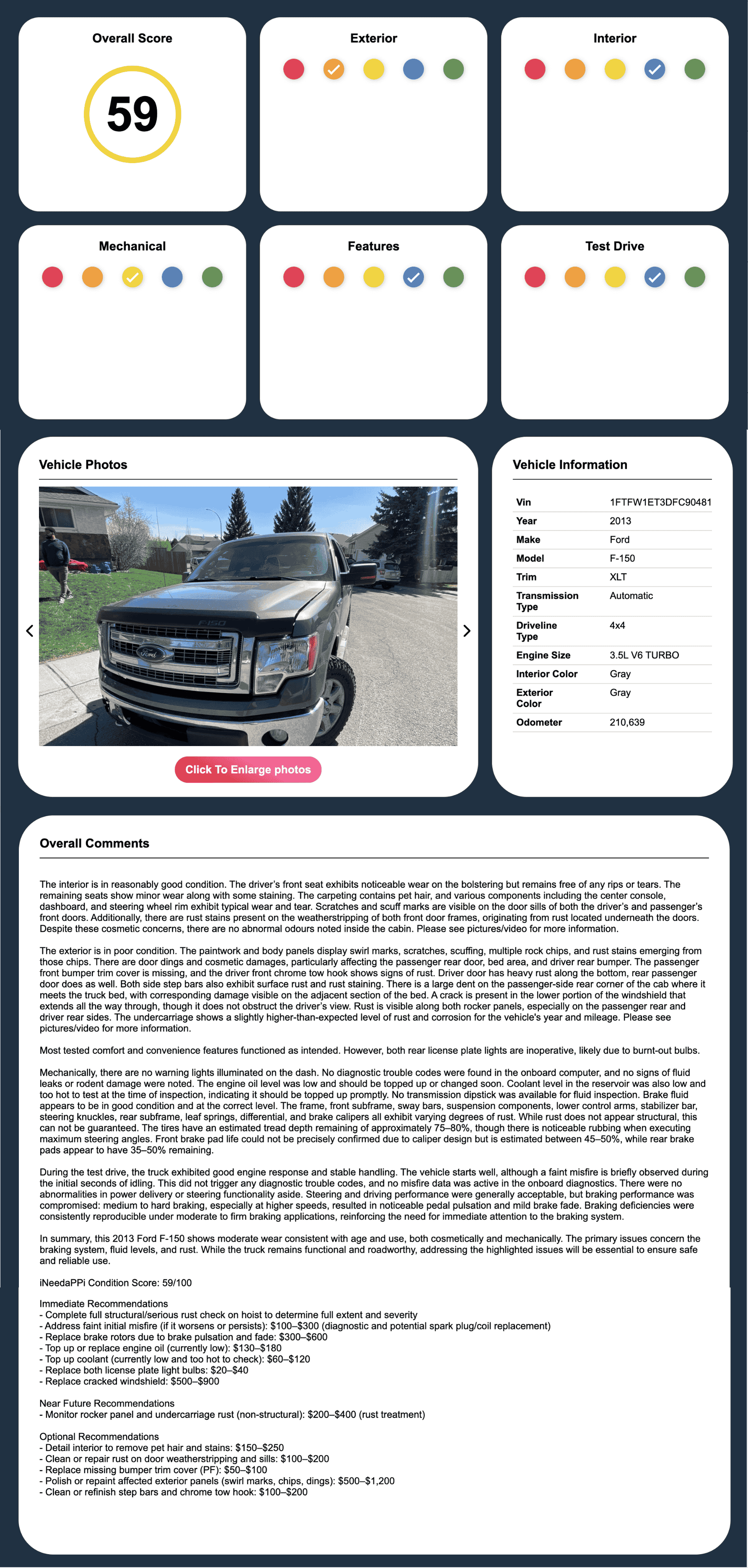 Pre-Purchase Inspection Report